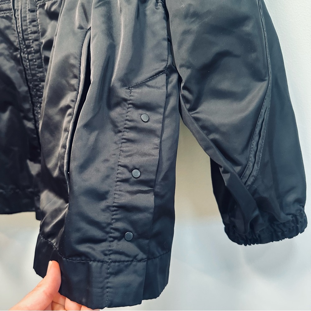 Athleta Escape black lightweight cinched long jacket, size XL - Picture 7 of 13